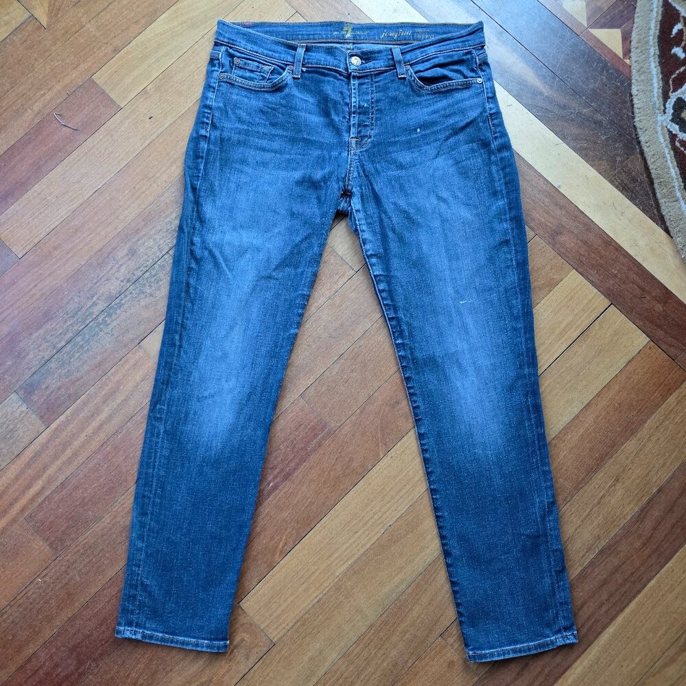 7 For All Mankind "Josefina Skinny Boyfriend" Jeans Size 29